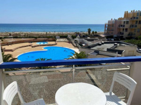 Appartement 2 pièces + cabine avec piscine et parking, 6 couchages, proche plage - Le Barcarès - FR-1-81-473